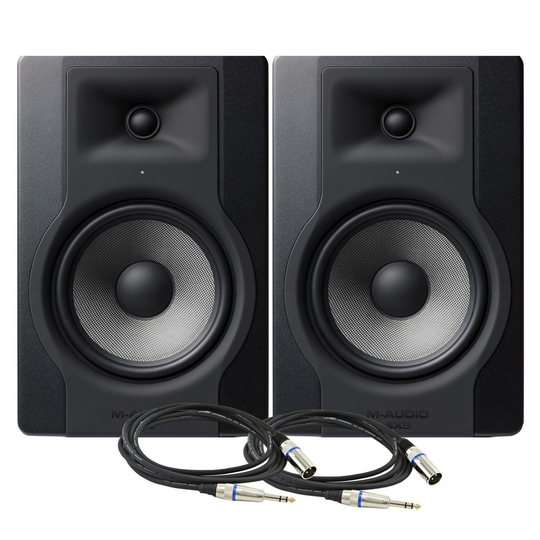 M-Audio BX8-D3 Studio Monitor Pair with Cables