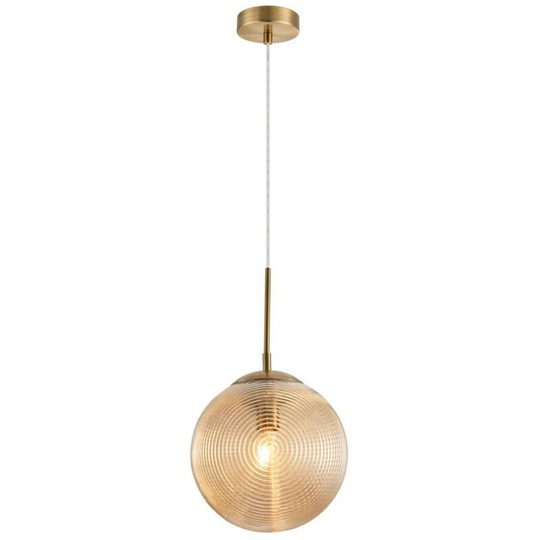 Maytoni Modern - Lumina Modern Lumina Brass Pendant Ceiling Light Glass Shade
