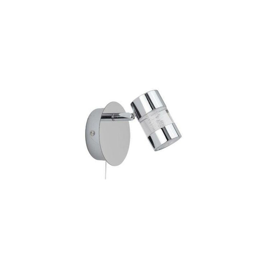 Searchlight Lighting - Searchlight Bubbles - led 1 Light Bathroom Wall Spotlight Chrome, Bubble Effect IP44