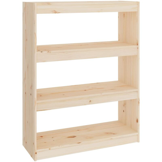 Book Cabinet/Room Divider 80x30x103.5 cm Solid Wood Pine Vidaxl Brown