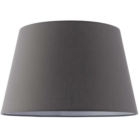 Endon Evie - 1 Light Shade Light Charcoal Cotton, E27