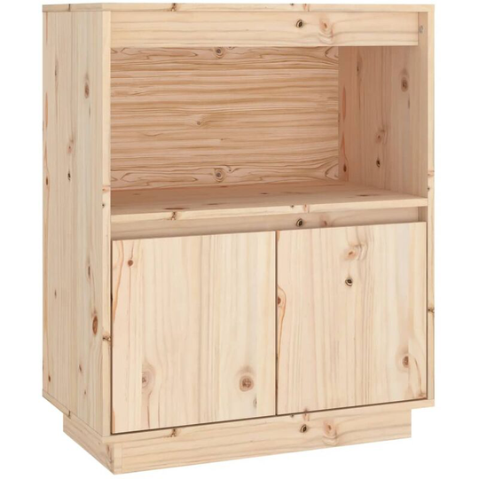 Sideboard 60x34x75 cm Solid Wood Pine vidaXL - Brown