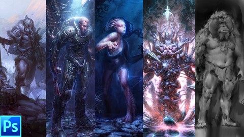 digital illustration from scifi to fantasy with Camille Kuo