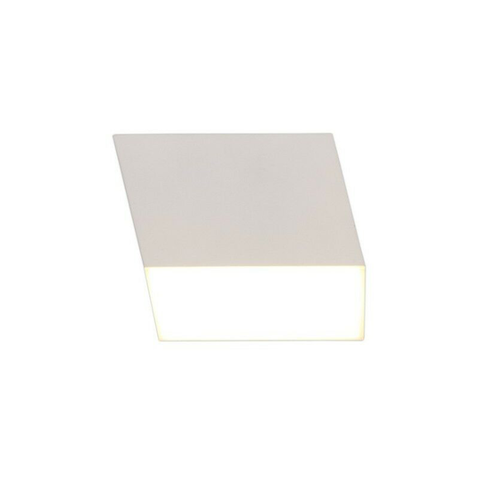 Spotlight 9cm Square 1 x 10W led, 3000K, 700lm, Sand White - Luminosa Lighting