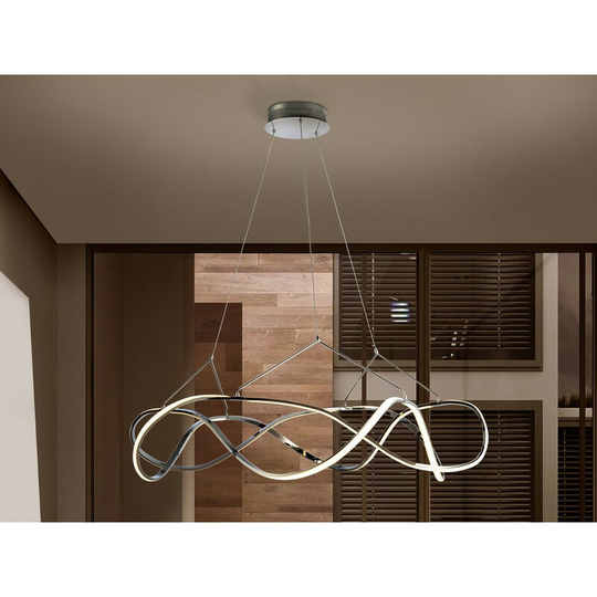 Schuller Lighting - Schuller Molly - Integrated led Pendant Light, Chrome