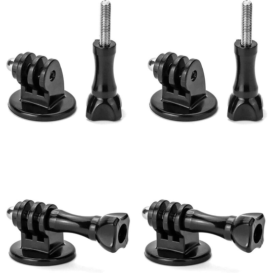 4X Tripod Adapter with 4X Screws Compatible with Camera GoPro Session, GoPro Fusion, GoPro Hero, GoPro Max, sjcam, Xiaomi