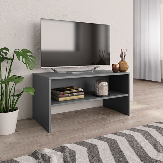 Topdeal - tv Cabinet Grey 80x40x40 cm Chipboard VDTD31085