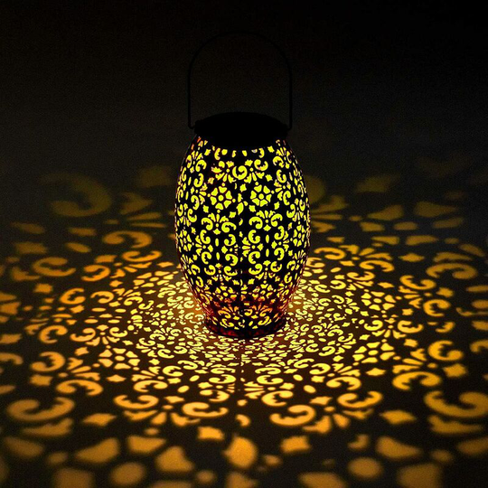 Aougo - Solar Lantern Outdoor, led Solar Lamp Outdoor IP65 Waterproof Light Decorative Lighting for Garden, Deck, Patio, Lawn Corridor Driveway Party