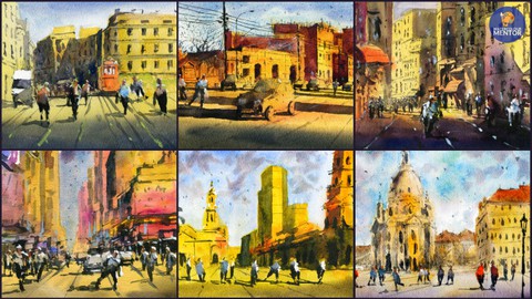 Light and Shadows in Watercolor: Paint 6 Different Scenes