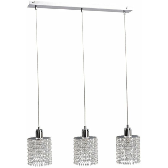 Keter Diament Bar Pendant Ceiling Light Hanging Droplets, 60cm, 3x E27