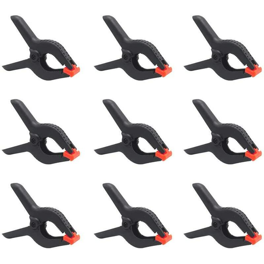 Pack 4 inch Clamps Universal Clips for Studio Paper Towel Muslin Backdrop Heavy Duty Spring Clamps Carpentry Spring Clamps.