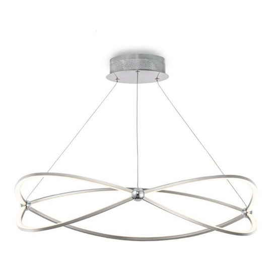 Maytoni Modern - Weave Modern Weave Integrated led Nickel Pendant Ceiling Light
