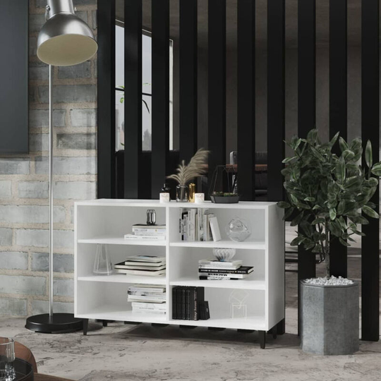 Sideboard White 103.5x35x70 cm Chipboard