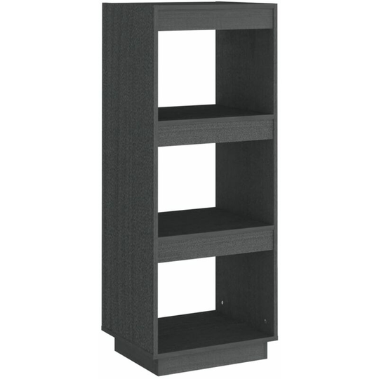 Book Cabinet/Room Divider Grey 40x35x103 cm Solid Pinewood Vidaxl Grey