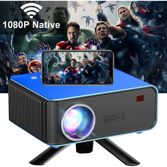 Benobby Kids - Projector supports Full hd 600P, installed YouTube video player, mini projector, smartphone compatible video projector, usb hdmi av