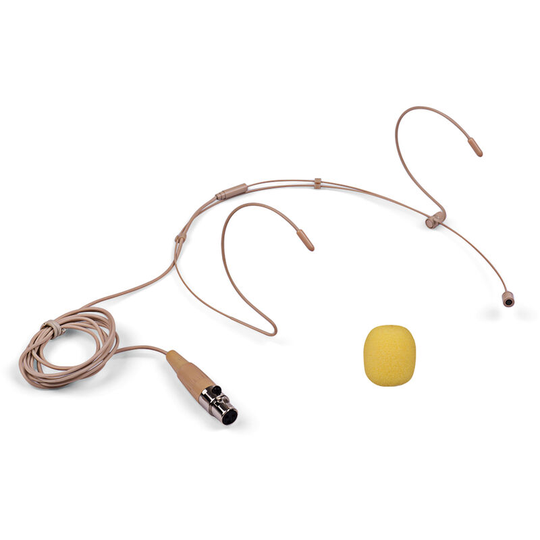 Asupermall - Lightweight Headworn Headset Microphone Condenser Mic 3-pin Mini xlr Plug for Wireless Bodypack Transmitter,3-pin xlr - 3-pin xlr