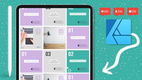 Design a Social Media Post Template Using Affinity Designer
