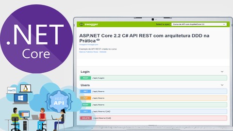 NETCore 3.1/NET5/6 - C# API - Arquitetura com DDD na PRTICA