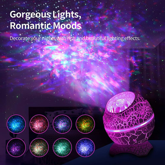 Thsinde - led Star Projector Galaxy Projector Light, Night Light Projector with White Noise Soothes Sleep, Music Player for Party, Rotating Lights