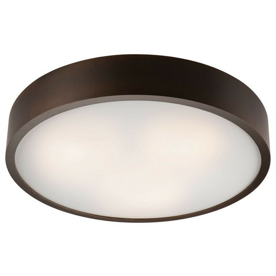 Round Cylindrical Ceiling Light Wenge, 3x E27
