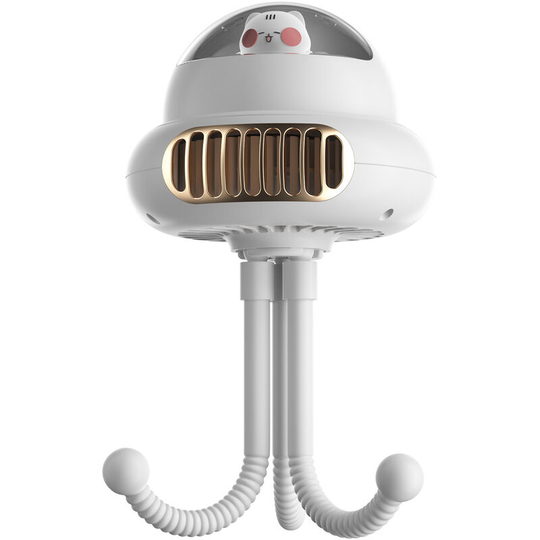 Muff - usb Fan, Clip-on Fan, Baby Stroller Fan, with Flexible Tripod, Portable 4 Speed Adjustable Rotating, for Camping, Travel, usb or Battery