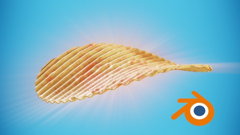 Blender: Create Your First 3D Food - Make Realistic chips