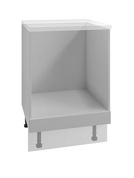 Manor Interiors Linea Light Grey Base Oven Housing Unit 600Mm