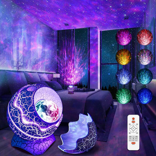 Thsinde - Starry Sky Projector, Dinosaur Egg Galaxy Projector, with Nebula Bluetooth led Light