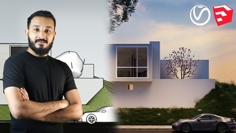 Vray 5 for Sketchup Exterior Masterclass Exterior Renders