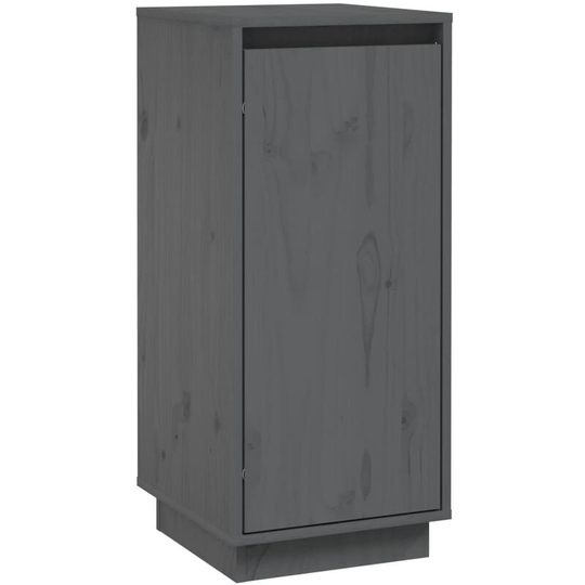 Sideboard Grey 31.5x34x75 cm Solid Wood Pine Vidaxl Grey