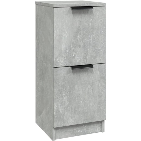 Sideboard Concrete Grey 30x30x70 cm Engineered Wood Vidaxl Grey