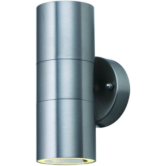 Searchlight Outdoor - Dual Outdoor Up Down Wall 2 Light Cast Aluminium IP44, GU10