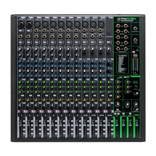 Mackie ProFX16v3 16-Channel Analog Mixer with USB