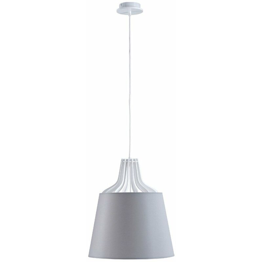 Keter Lea Dome Pendant Ceiling Light Grey, 38cm, 1x E27