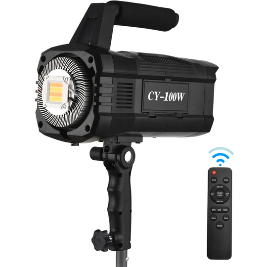 Asupermall - 100W cob Studio led Video Light Photography Light Bi-color 3000-6000K Dimmable Brightness cri ¡Ý95 for Live Stream Studio Photography