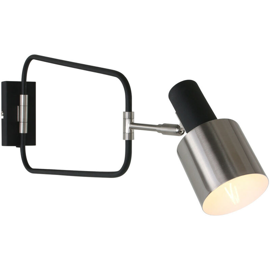 Sienna Lighting - Sienna Fjorgard Wall Light Black Matt, Metal