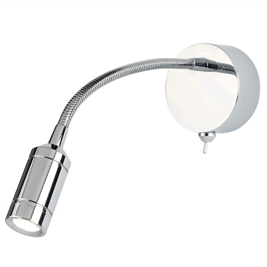 Searchlight Lighting - Searchlight - led 1 Light Indoor Adjustable Wall Reading Light Chrome