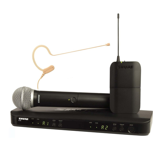 Shure BLX1288E/MX53-S8 Dual Wireless System with SM58 and MX153