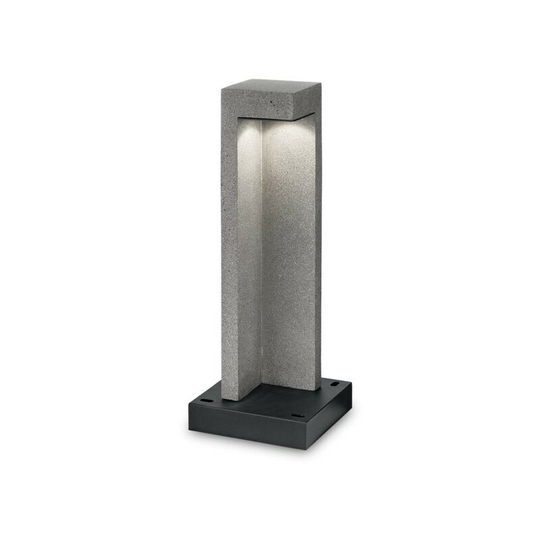 Ideal Lux Lighting - Ideal Lux titano - Integrated led Outdoor Bollard Lamp 1 Light Granite 3000K IP55
