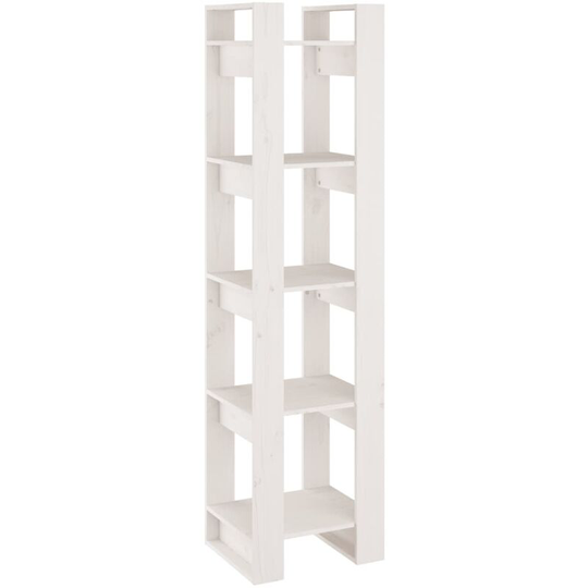 Book Cabinet/Room Divider White 41x35x160 cm Solid Wood Pine Vidaxl White