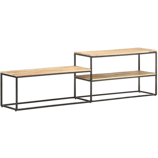 Lifcausal - tv Cabinet 180x30x50 cm Rough Mango Wood