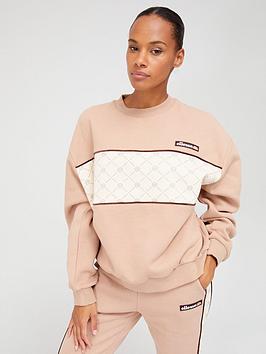 Ellesse Derose Sweatshirt - Light Brown, Light Brown, Size 16, Women