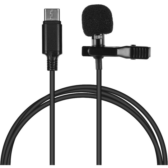 Asupermall - Mini Lapel Lavalier Clip-on Condenser Microphone Mic with Type-C Plug for Android Smartphone for Samsung S8 Huawei P10/P20/P30 Xiaomi 8