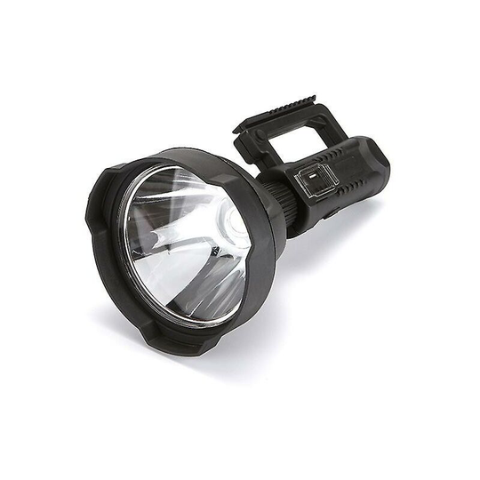 Rechargeable led pocket lamp, super luminous projector with 4 lighting modes, portable projector with foldable tripod for camping, 1setblack hike