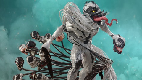 Sculpting Anti-Venom in ZBrush