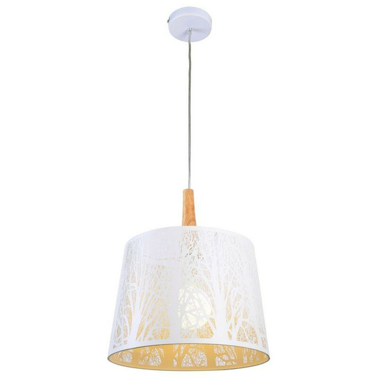 Lantern Dome Ceiling Pendant Lamp White, 1 Light, E27