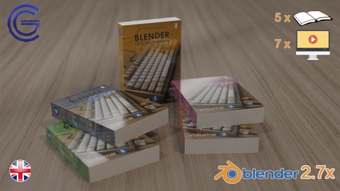 ""BLENDER 2.79 - THE ULTIMATE GUIDE"+ 5 books+7 basic lessons