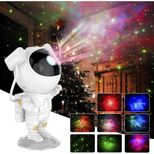 Astronaut Projection Light Star Robot Projector led Light with Remote and Timer Home Decor Christmas Bedroom Party Decoration