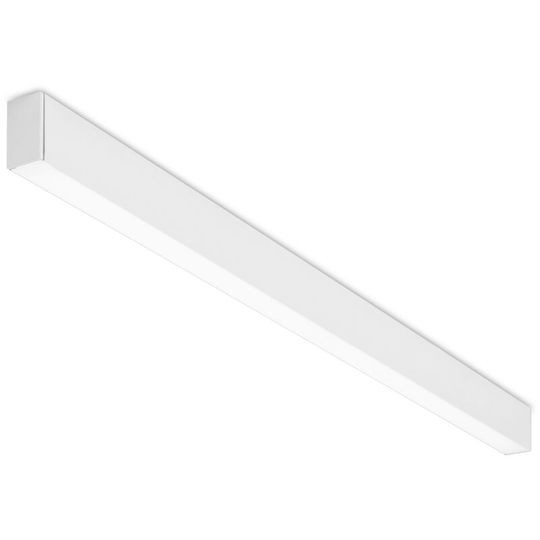 Forlight Ilo - led Linear Flush Ceiling Light Matt White 120cm 2635lm 3000K