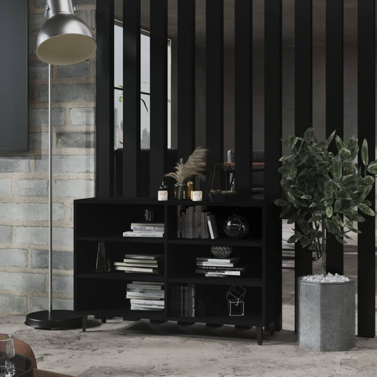 Sideboard Black 103.5x35x70 cm Chipboard